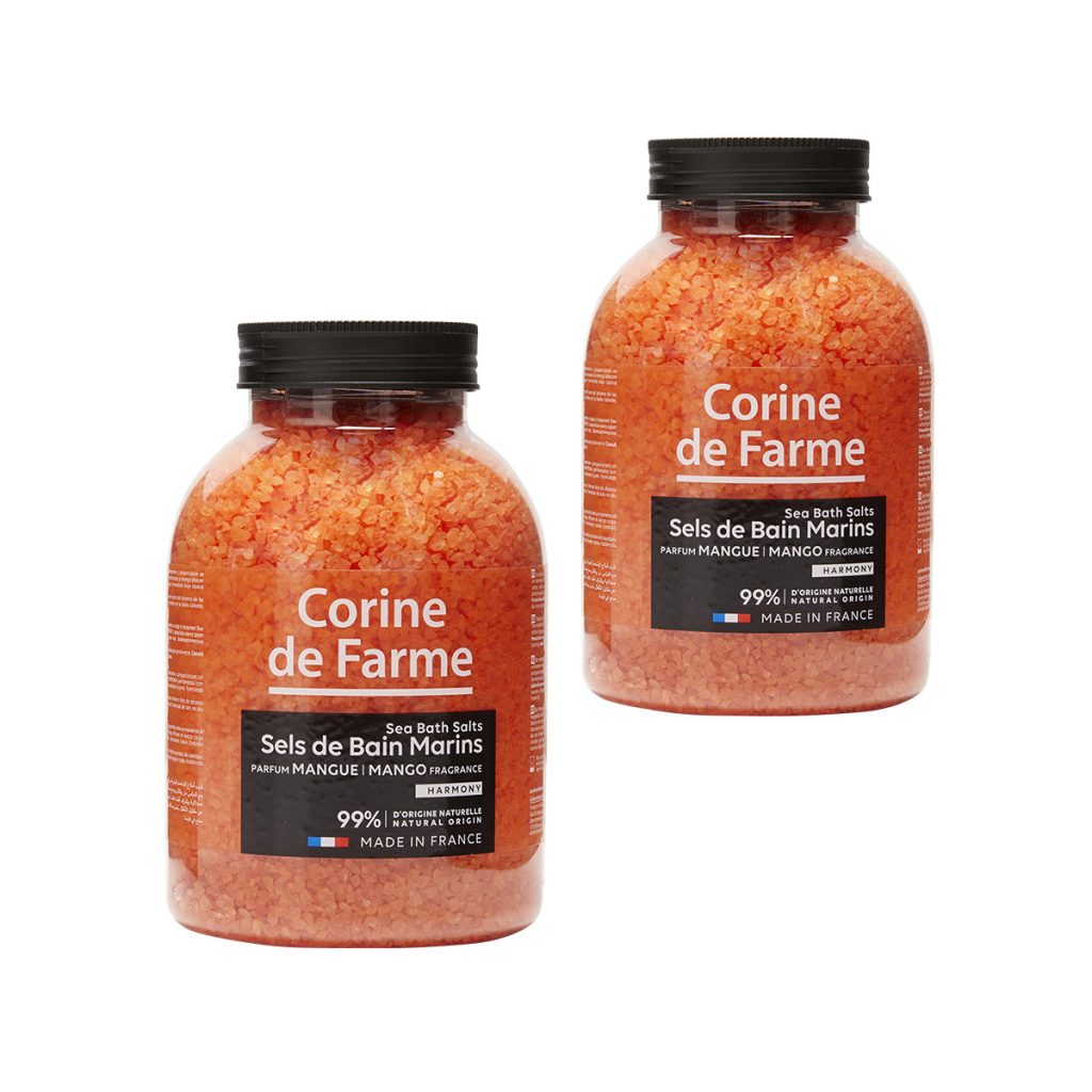 Set of 2 Harmony Mango Marine Bath Salts - Corine de Farme