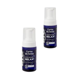 Set of 2 Relaxing Micellar Foams 100ml - Certified Organic Corine de Farme