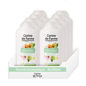 Extra-Gentle Shampoo with Sweet Almond Oil - Value Pack - Corine de Farme