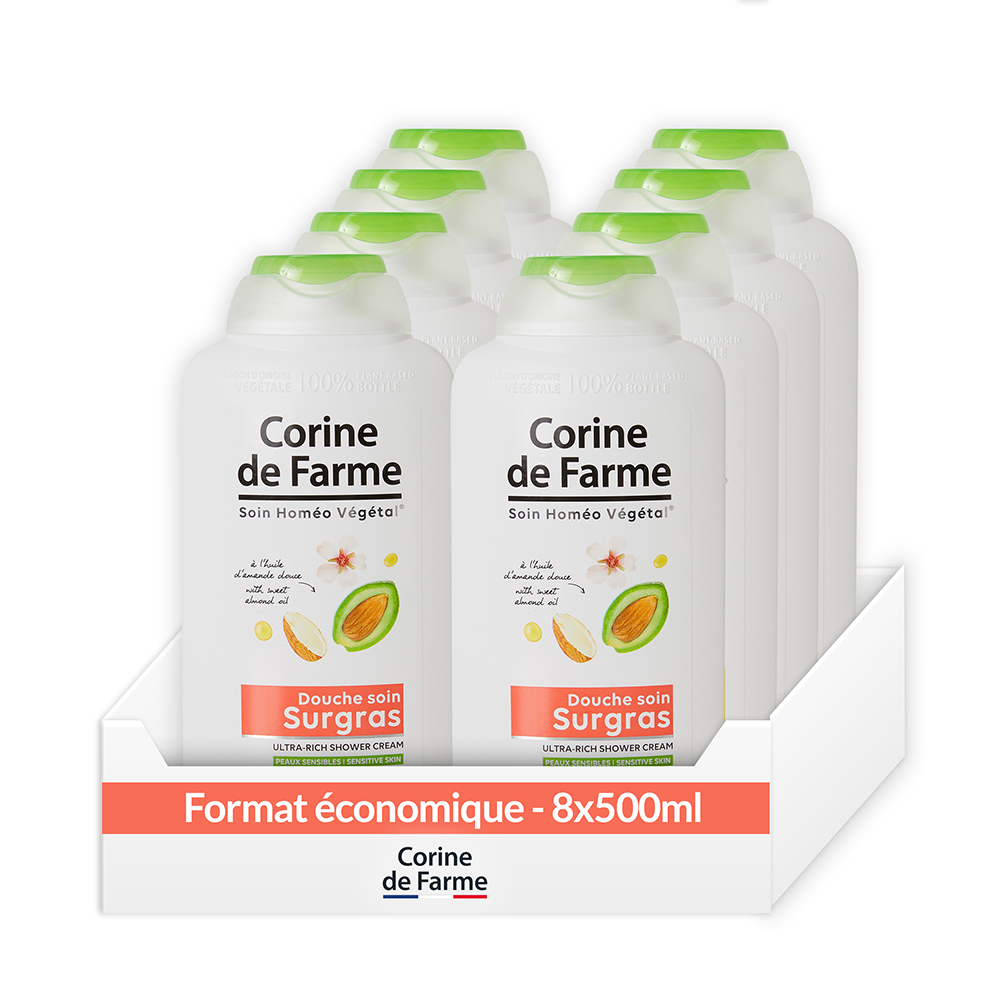 Economy pack - Nourishing Shower Care with Sweet Almond Oil - Corine de Farme