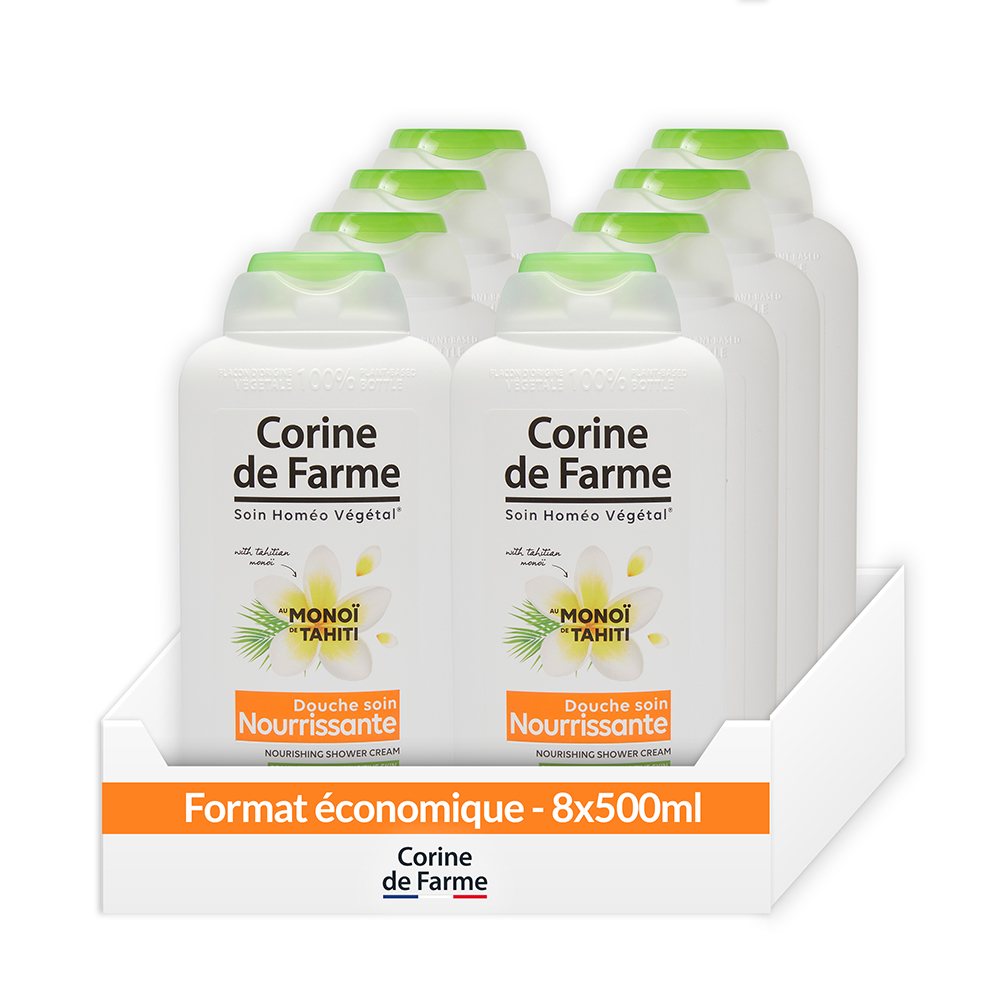 Economical pack - Nourishing Shower Gel with authentic Monoï de Tahiti - Corine de Farme