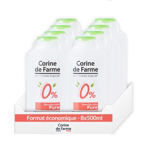 Economical pack - Douche Soin Pure 0% Dry and Sensitive Skin Corine de Farme