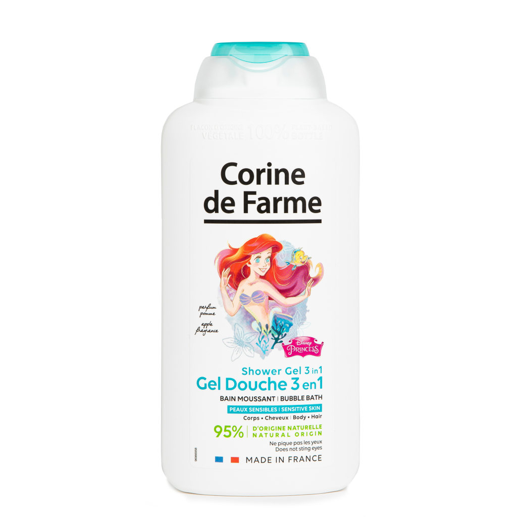 3-in-1 Shower Gel Body, Hair & Bubble Bath The Little Mermaid - Corine de Farme