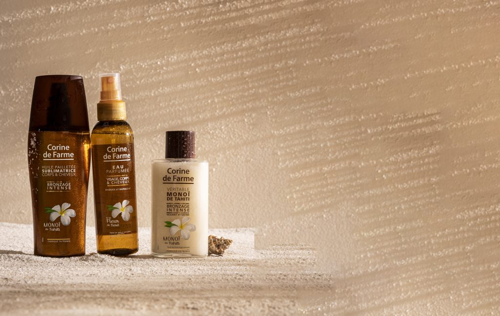 Tanning oil and sunscreen cream