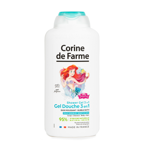 Gel douche 3 en 1 Corps, Cheveux & Bain moussant La Petite Sirène