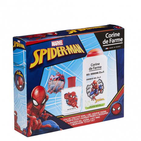 Corine de Farme - Marvel Spider-Man - Coffret Eau de toilette 50ml + Gel douche 250ml + porte clés - Peter Parker