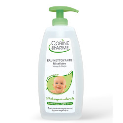 Micellar Cleansing Water for baby's face and body with organic calendula 500ml