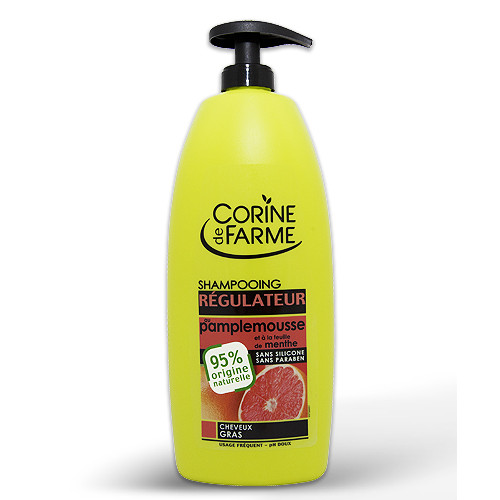 Balancing Shampooing with grapefruit and mint leaf 750 ml