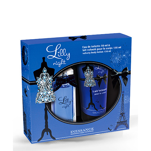 Lilly Night Perfume 50ml Set and Fragranced Velvety Body Lotion 150ml