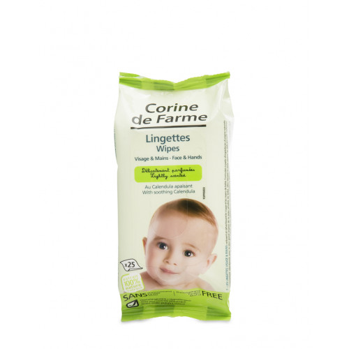 Baby face & hand wipes with Calendula