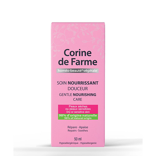 Gentle NOURISHING care - Repairs and soothes With vegetal cold cream for Dry or sensitive skin 50 ml