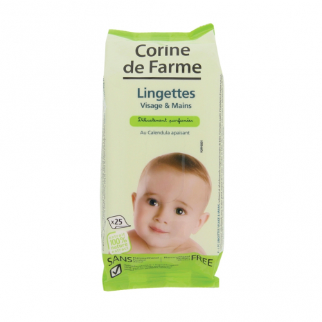 Lingettes Visage et Mains au Calendula 