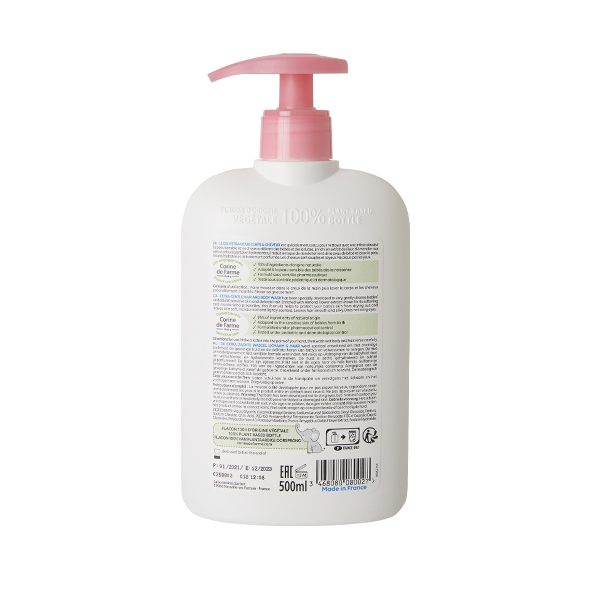 Shampooing Bébé Corine de Farme 500ml